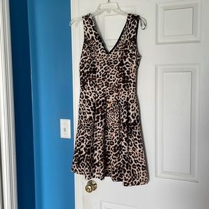 Vince Camuto pockets- Leopard dress